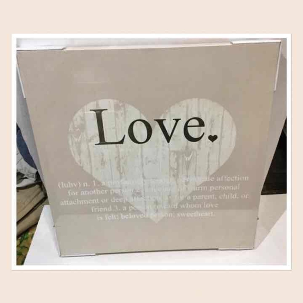 Sold Brand New Love Defined Canvas Wall Art Print